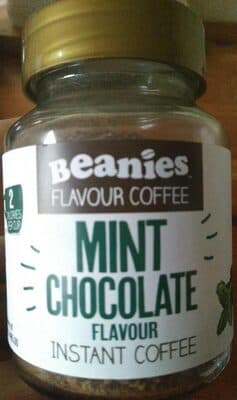 Mint chocolate flavour instant coffee