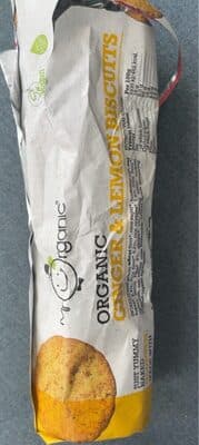 Mr Organic ginger and lemon biscuits