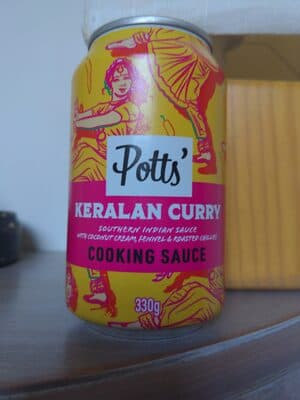 Potts' Keralan Curry Cooking Sauce