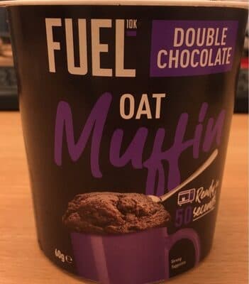 Double chocolate oat muffin