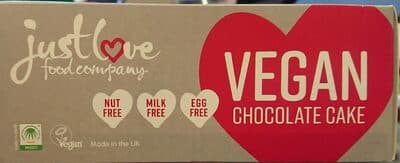 Just Love Food Vegan Chocolate Cake