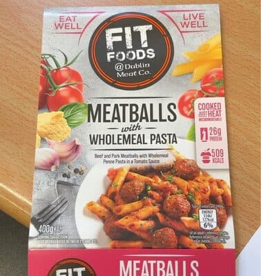 Meatballs with Wholemeal Pasta