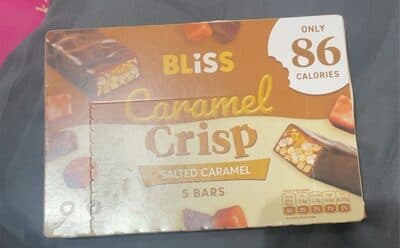 Cramel crisp salted caramel bars