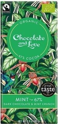 Love Organic Fairtrade - Mint 67% Dark Chocolate