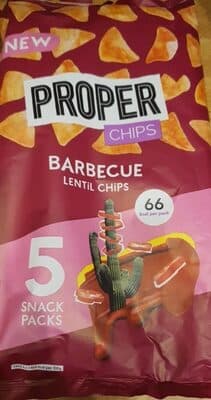 Barbecue Lentil Chips