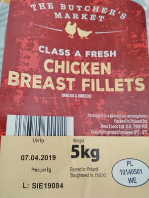 The Butcher's Market Class A Fresh Chicken Breast Fillets