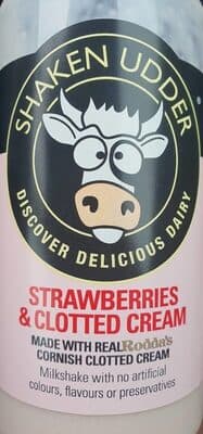 Strawberries and Clotted cream Milkshake