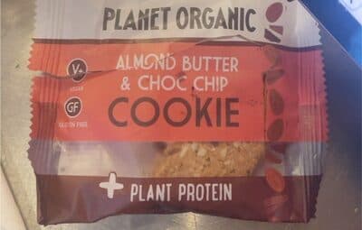 Almond butter & choco chip cookie