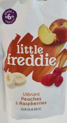 Peaches and Raspberries Pouch
