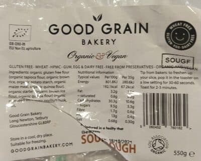 Gluten Free Sourdough Bread
