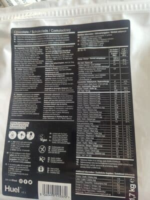 Chocolate v3.1 gluten free powder