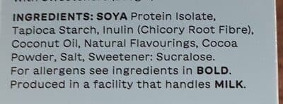 Misfits Plant Powered Choc Protein Snack