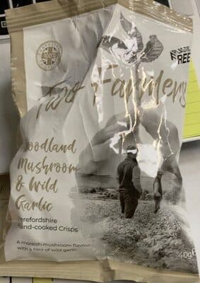 Woodland Mushroom & Wild Garlic Herefordshire Hand-cooked Crisps