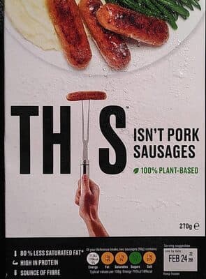 This isn't pork sausages