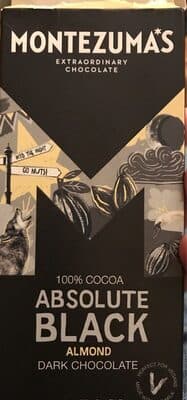 Absolute black almond dark chocolate
