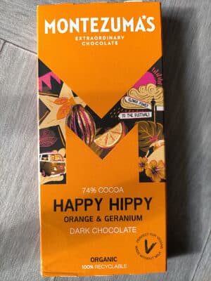 Happy Hippy Dark Chocolate With Orange & Geranium