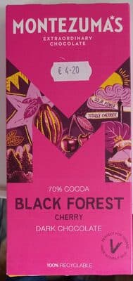 Black Forest cherry dark chocolate