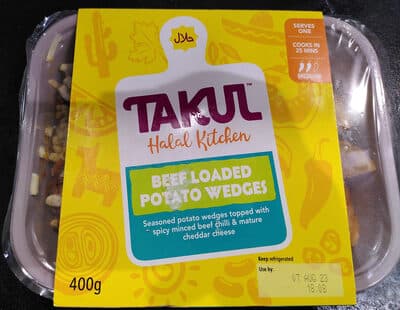 Halal Beef Loaded Potato Wedges