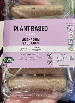 Plant Based Mushroom Sausages