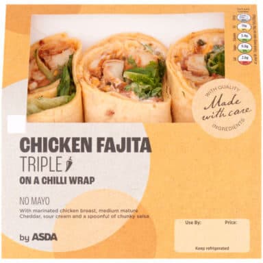 Chicken Fajita Triple on a Chilli Wrap