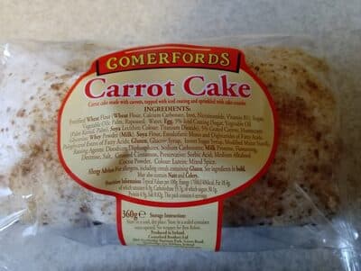 Cormfords Carrot Cake