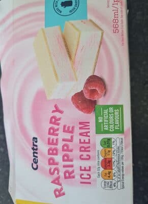 Centra Raspberry Ripple Ice Cream