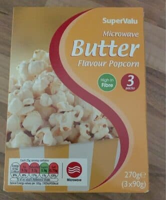 Microwave Butter Flavour Popcorn