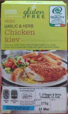 Garlic & Herb Chicken Kievs