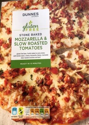 Gluten free Mozzarella & Slow Roasted Tomatoes Pizza