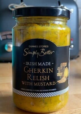 Gherkin relish with mustard