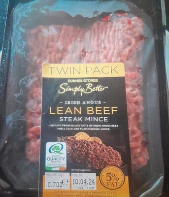 Irish Angus Lean Beef Steak Mince