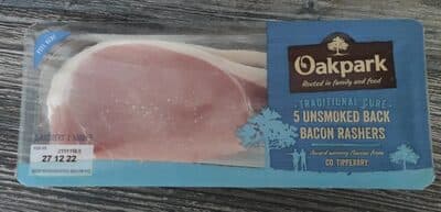 Unsmoked Back Bacon Rashers