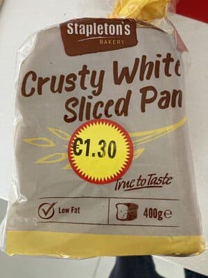 Crusty White Sliced Pan