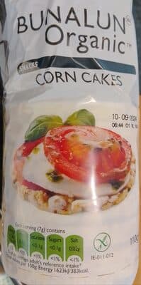 Bunalun Organic Snacks Corn Cakes