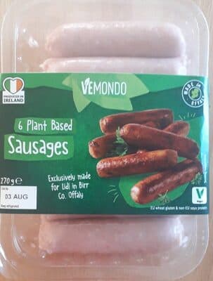 Plant based sausages