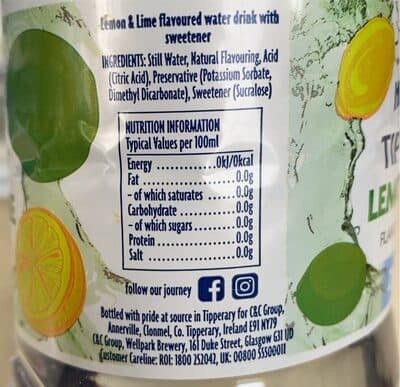 Tipperary Lemon & Lime