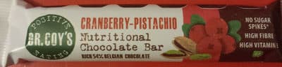 Cranberry-Pistachio Chocolate Bar