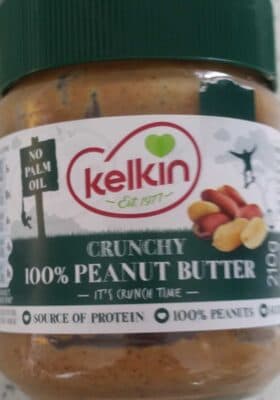 Crunchy 100% peanut butter