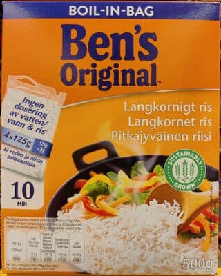 Langkornet ris