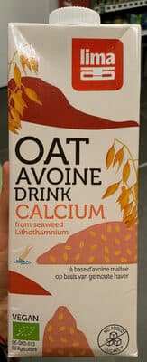 Oat drink calcium