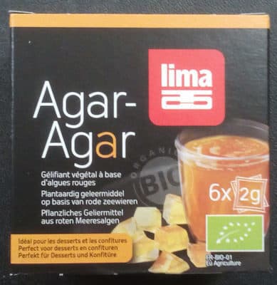 Agar-Agar - Glifiant vgtal base d'algues rouges