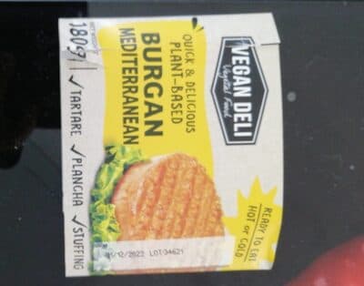 Burger mediteranean