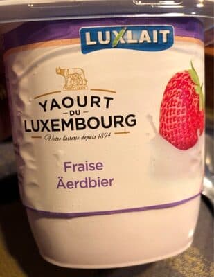 Yaourt du Luxembourg - fraise