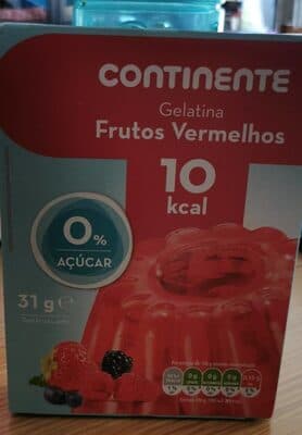 Gelatina frutos vermelhos