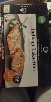 Indbagt laksefilet med julienne sauce