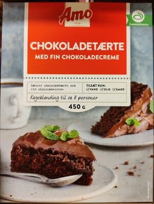 Chokoladetrte med fin chokoladecreme