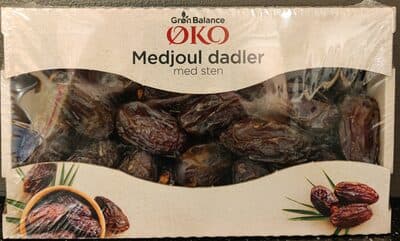 Medjoul dadler med sten
