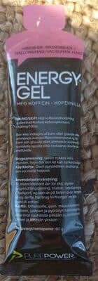 Energy Gel med koffein - Hindbrsmag