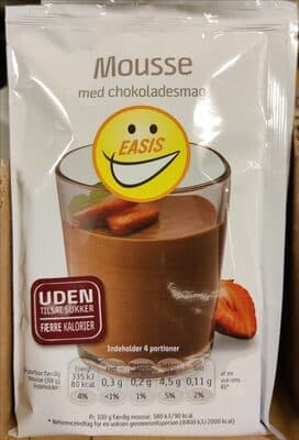 Mousse med Chokoladesmag