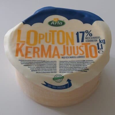 Loputon kerma juusto